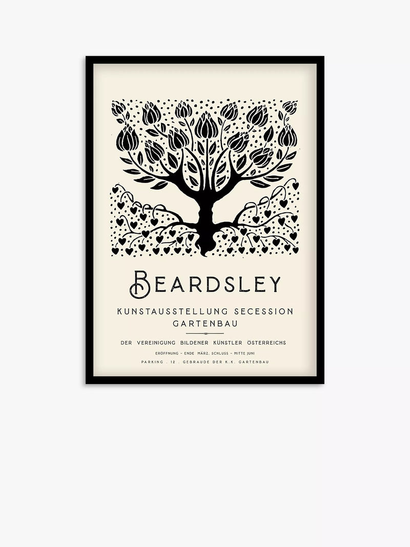 John Lewis framed print Art Nouveau tree 73.5x53.5cm - British product