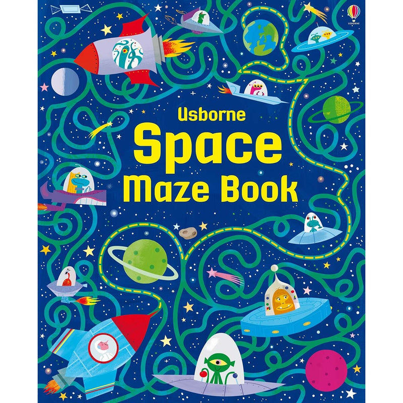 Usborne maze book pack 4 books (British brand)