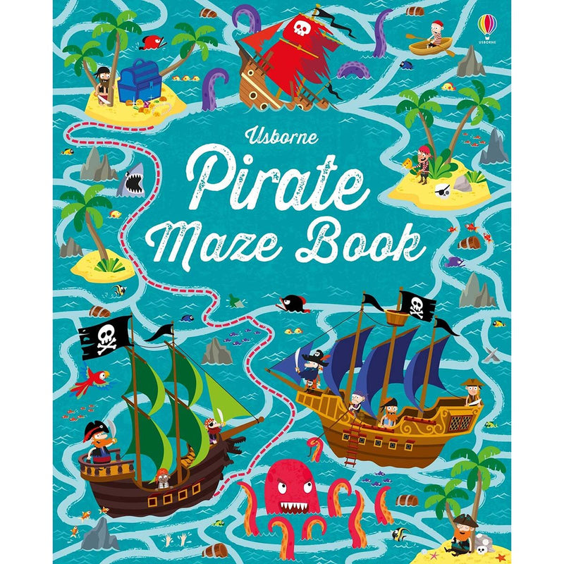 Usborne maze book pack 4 books (British brand)