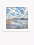 John Lewis Duncan Palmar 'Formations' framed print in blue, 37x37cm, UK version