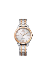 John Lewis Citizen Women's Eco-Drive Two-Tone Bracelet Strap Watch, Silver/Gold- Buy online at McGrocer