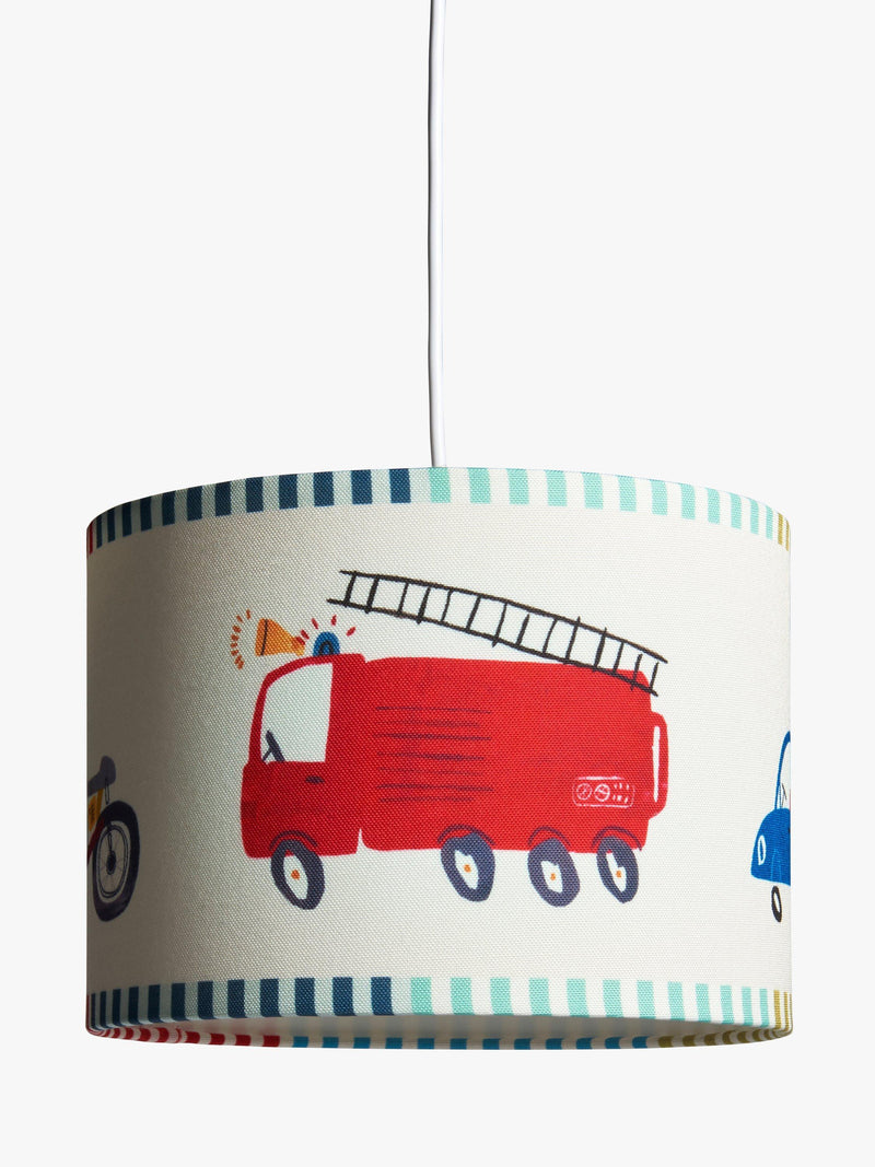 Harlequin Just Keep Trucking Ceiling Light Shade Multi, UK version