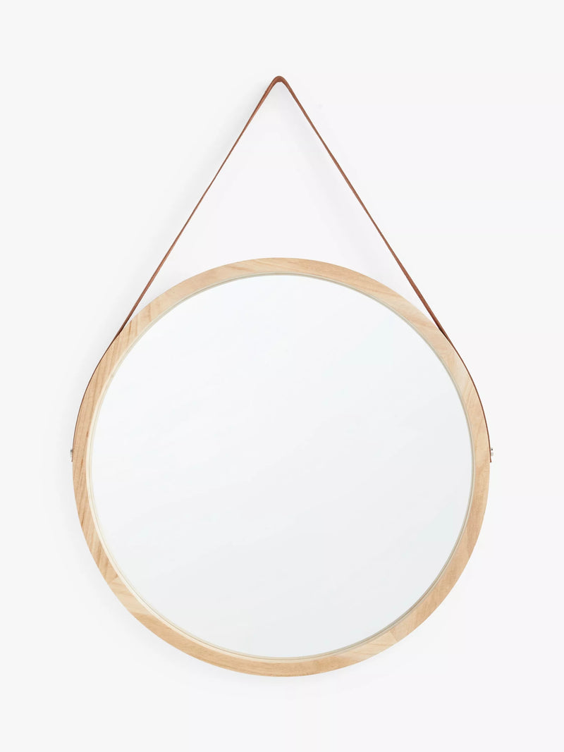 John Lewis round hanging wall mirror 55cm - British product