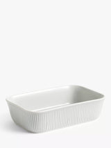John Lewis John Lewis Leckford Farm Ceramic Roaster, 23cm, Grey- Buy online at McGrocer