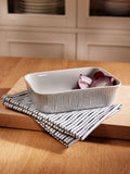 John Lewis Leckford Farm ceramic roaster 23cm grey imported from the UK