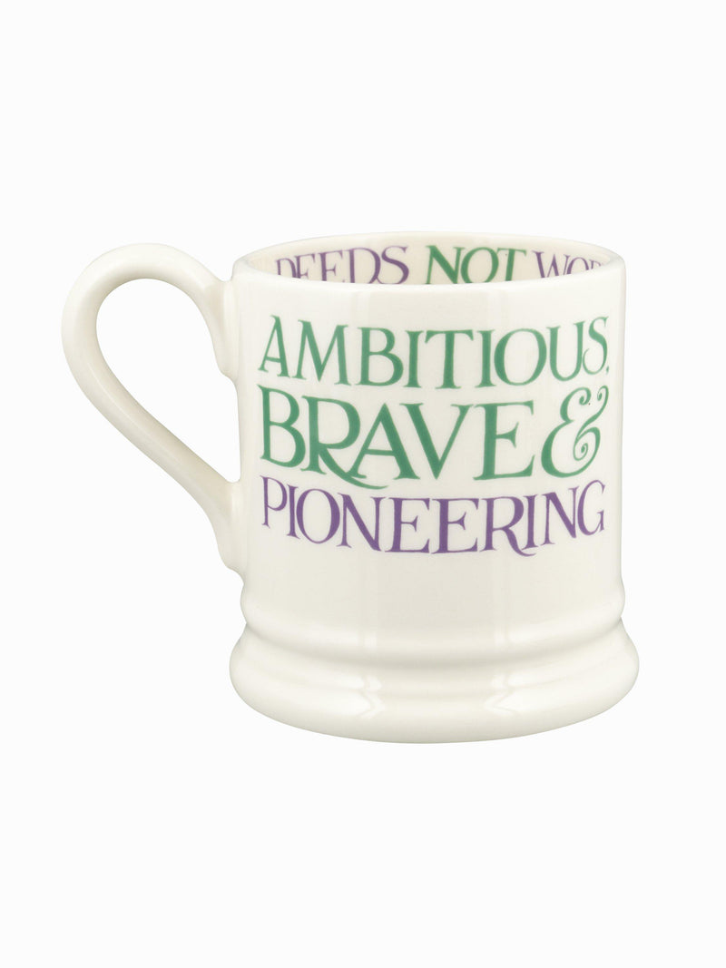 Emma Bridgewater Rainbow Toast mug 300ml cream earthenware, imported from the UK