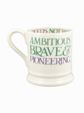Emma Bridgewater Rainbow Toast mug 300ml cream earthenware, imported from the UK