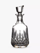 John Lewis Handcrafted Cut Glass Bottle Decanter with Glass Stopper, 460ml, Clear- Buy online at McGrocer