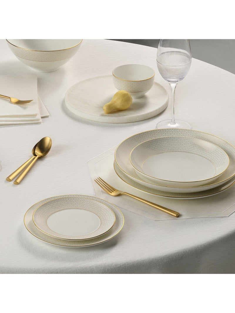 Wedgwood Gio Gold 4 piece dinnerware set white gold - British product