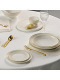 Wedgwood Gio Gold 4 piece dinnerware set white gold - British product