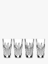 John Lewis Diamond Pattern Crystal Cut Glass Shot Glasses, Set of 4- Buy online at McGrocer
