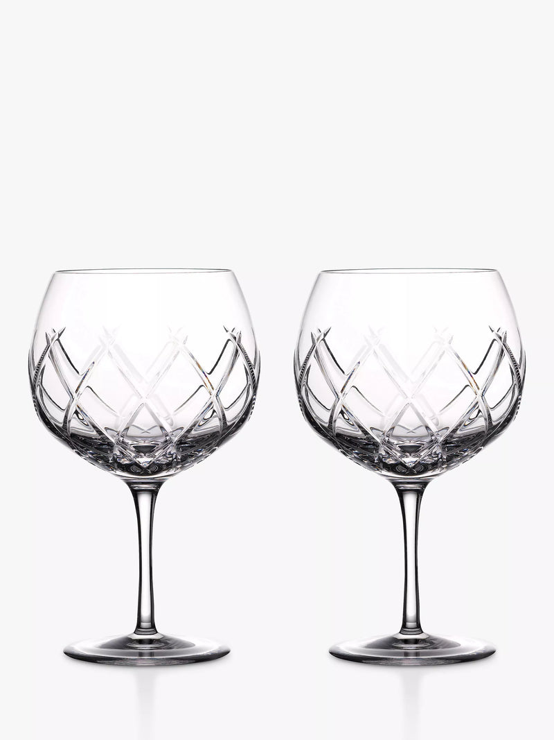 Waterford Olann Balloon gin glasses set of 2 550ml (British brand)