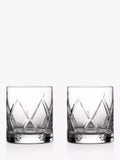 Waterford crystal cut glass Olann tumblers set of two 340ml clear (British brand)