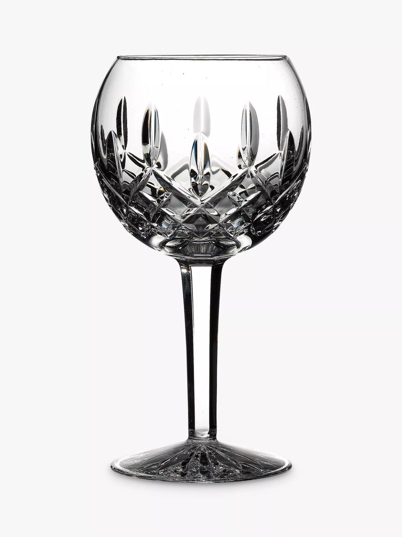 Waterford Crystal cut glass balloon wine glass 350ml clear (British brand)