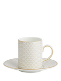 Wedgwood Gio Gold espresso cup and saucer 80ml (British brand)