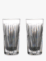 John Lewis Cut Glass Highball Glasses Set of 2 for Gin Cocktails, 400ml Clear- Buy online at McGrocer