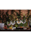 Waterford balloon gin glass set of 2 with Cluin cut pattern, 550ml (British brand)