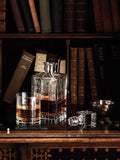 Waterford double old fashioned crystal tumblers pair, imported from the UK