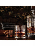 Waterford double old fashioned crystal tumblers pair, imported from the UK