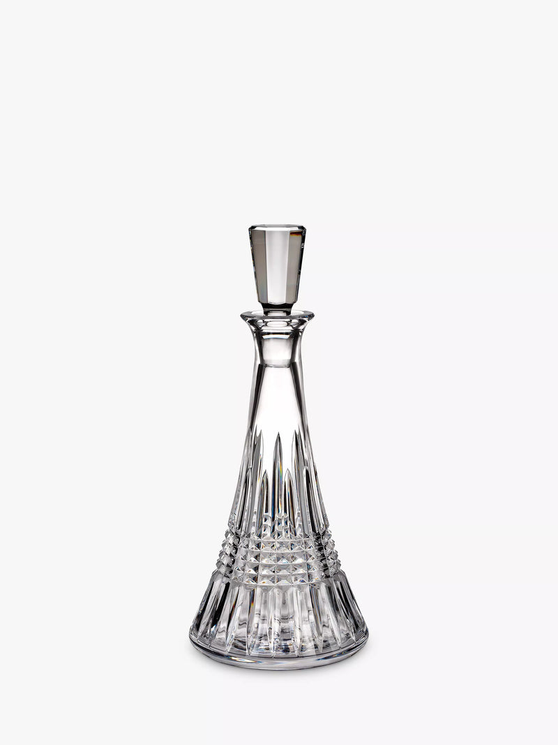 Waterford Crystal diamond cut glass decanter 750ml clear (British brand)