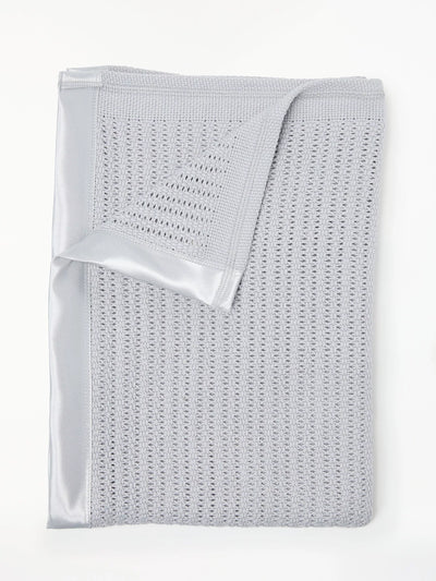 John Lewis John Lewis Baby GOTS Organic Cotton Cellular Pram Blanket 90 x 70cm- Buy online at McGrocer