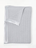 John Lewis Baby GOTS Organic Cotton Cellular Pram Blanket, 90 x 70cm - Grey