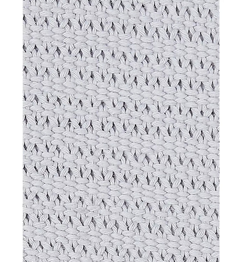 John Lewis Baby GOTS Organic Cotton Cellular Cotbed Blanket, 120 x 100cm - Grey