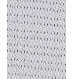 John Lewis Baby GOTS Organic Cotton Cellular Cotbed Blanket, 120 x 100cm - Grey