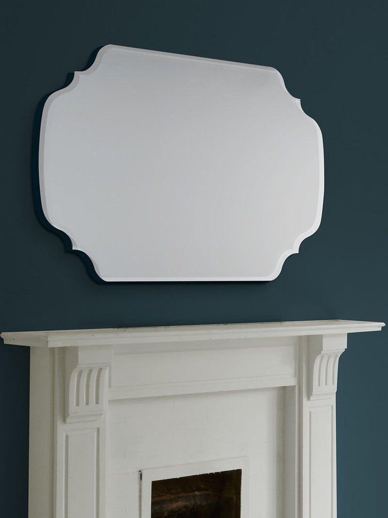 Laura Ashley Rochelle bevelled glass wall mirror 72x100cm (British brand)