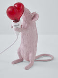 Seletti Love Edition Mouse LED Table Lamp Pink (British brand)