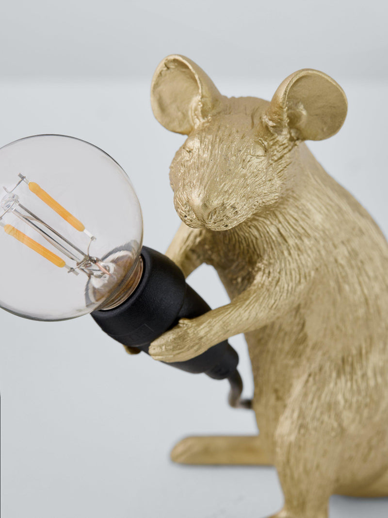 Seletti Sitting Mouse Table Lamp, small (British brand)