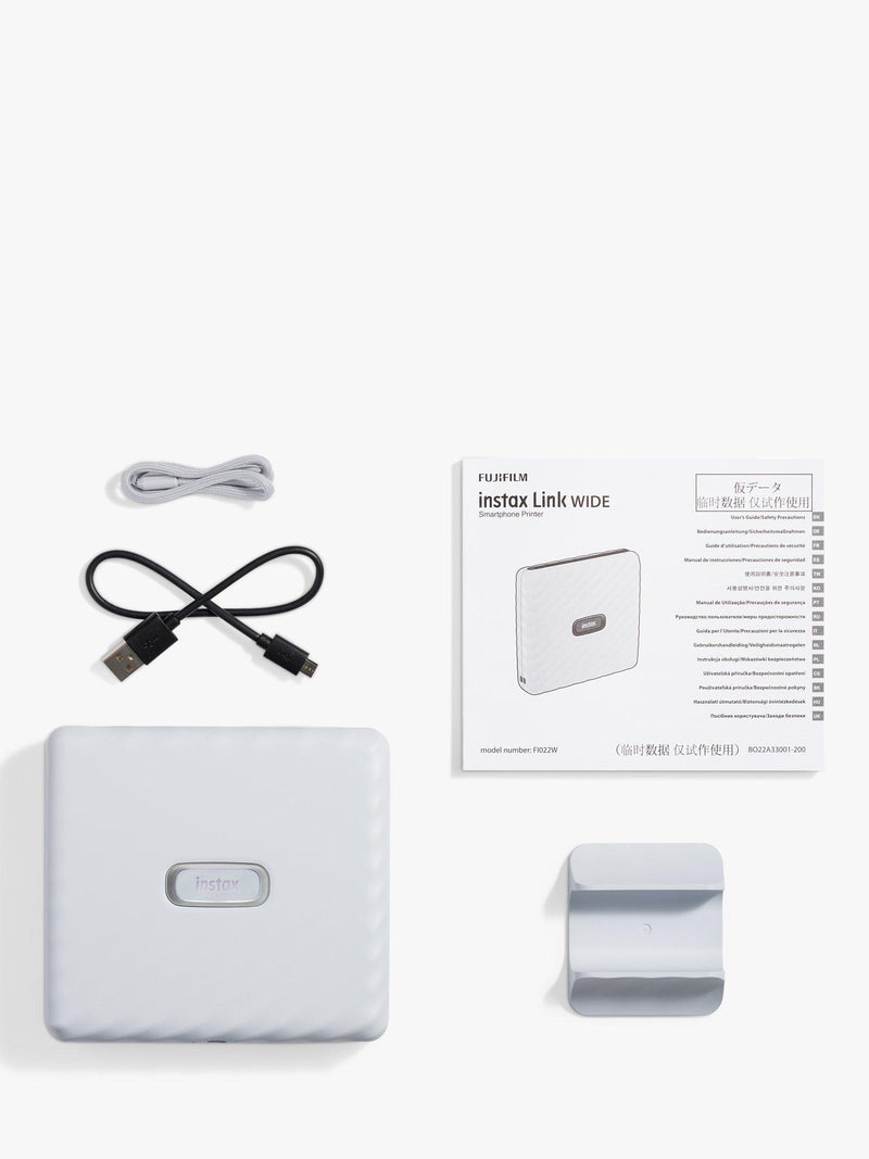 Fujifilm instax Link Wide mobile photo printer (British brand)