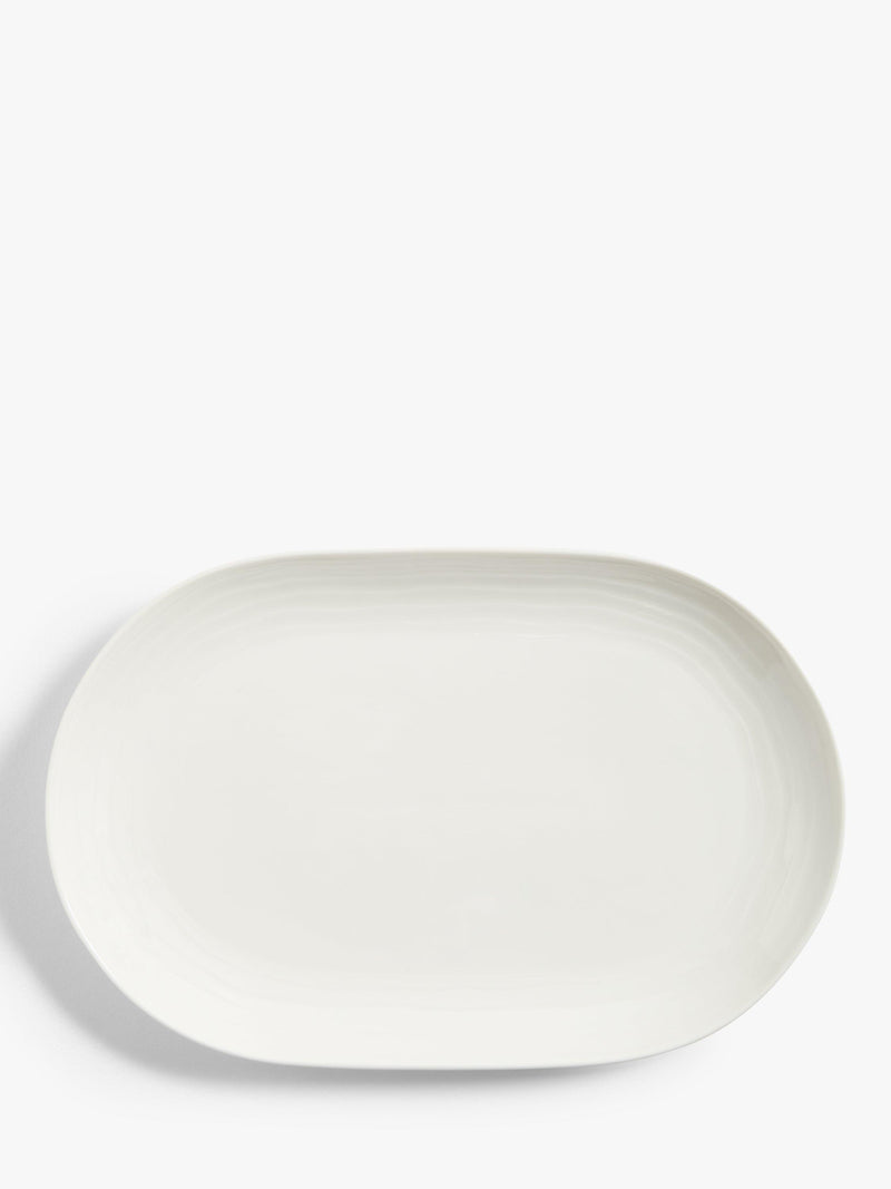John Lewis oval fine china serving platter white 38.7cm, UK version