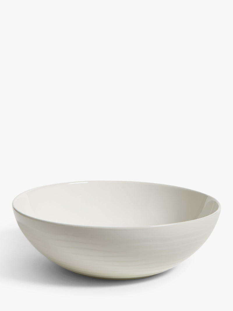 John Lewis white fine china serving bowl 26.4cm, UK version