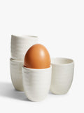 John Lewis white fine china egg cups set of four, UK version
