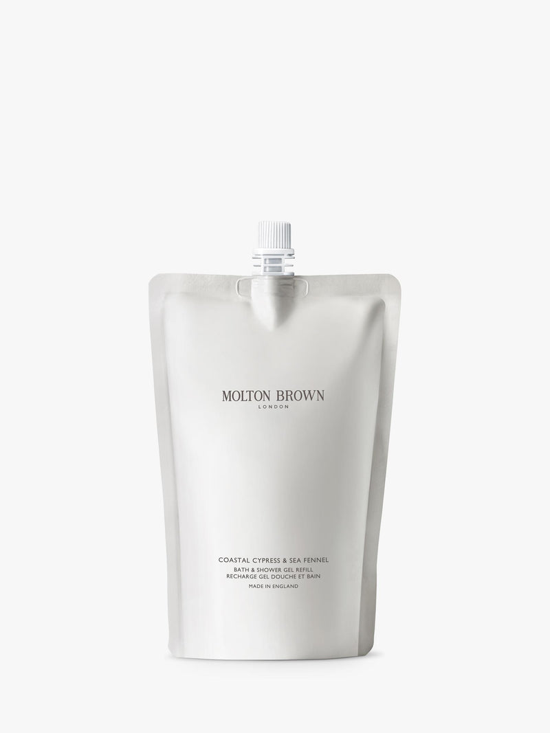 Coastal Cypress shower gel refill 400ml - British product