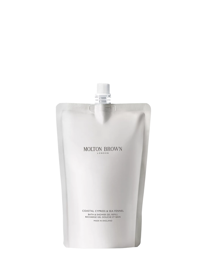 Coastal Cypress shower gel refill 400ml - British product