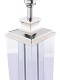 Laura Ashley crystal table lamp with silk shade, UK version