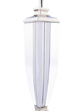 Laura Ashley crystal table lamp with silk shade, UK version