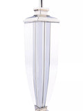 Laura Ashley crystal table lamp with silk shade, UK version