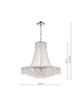 Laura Ashley Enid Grand crystal chandelier - British product
