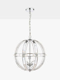 Laura Ashley crystal pendant light clear polished chrome, imported from the UK