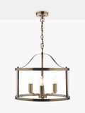 Laura Ashley three-arm glass ceiling light - British product