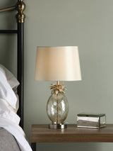 John Lewis Laura Ashley Pineapple Glass Petite Table Lamp, Champagne- Buy online at McGrocer