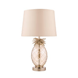 Laura Ashley pineapple glass table lamp petite champagne, imported from the UK