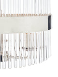 Laura Ashley Alexa ceiling light clear polished nickel (British brand)