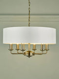 Laura Ashley Sorrento 6 Arm Ceiling Light Polished