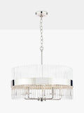 Laura Ashley ceiling light clear polished nickel, UK version