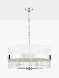 Laura Ashley ceiling light clear polished nickel, UK version