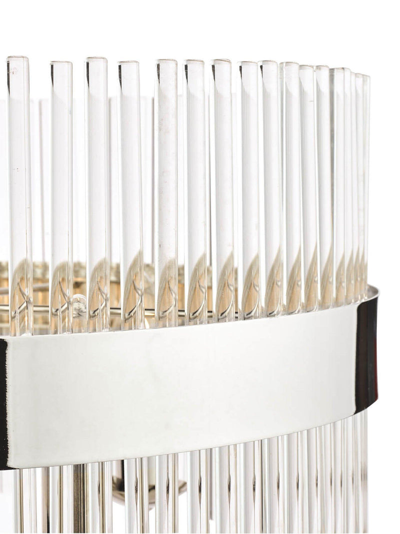 Laura Ashley ceiling light clear polished nickel, UK version